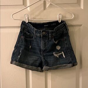 Old Navy Women's Jean Shorts - Dark Blue